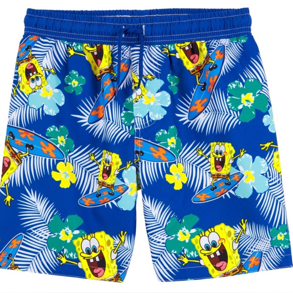 Nickelodeon SpongeBob Squarepants Swim Trunks NWT